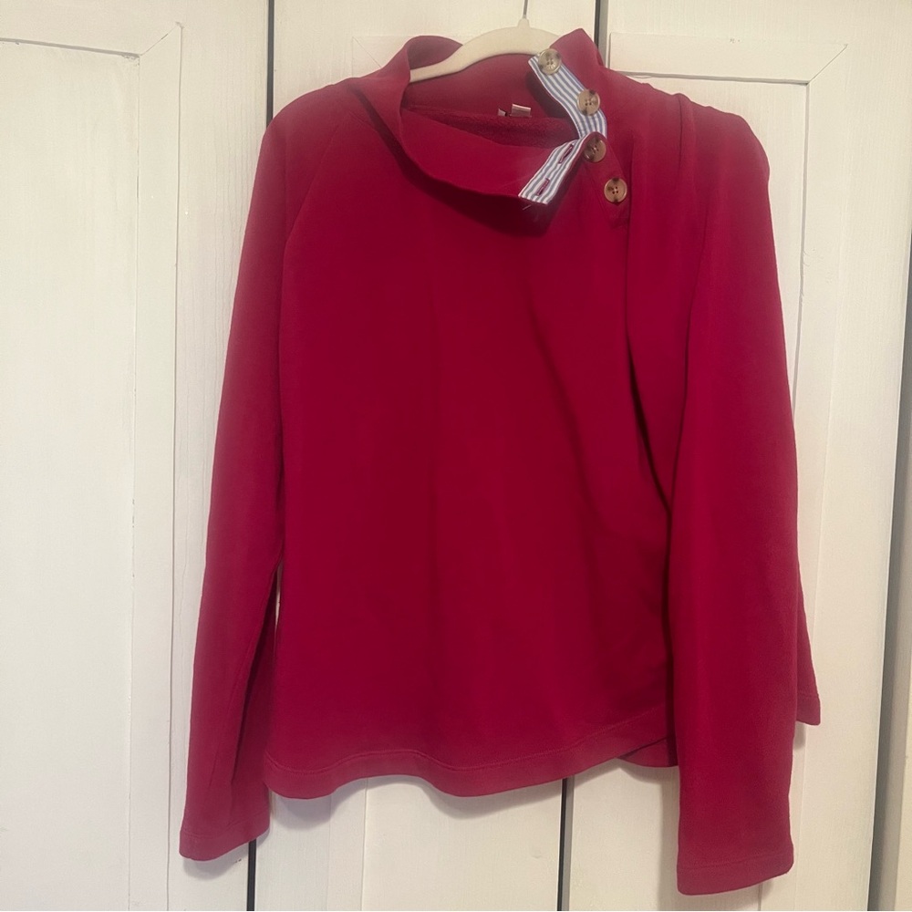 J Crew Button Sweatshirt